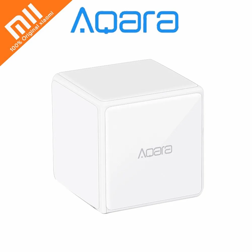 Xiaomi mi aqara магический куб контроллер для умного дома Zigbee версия 6 действий