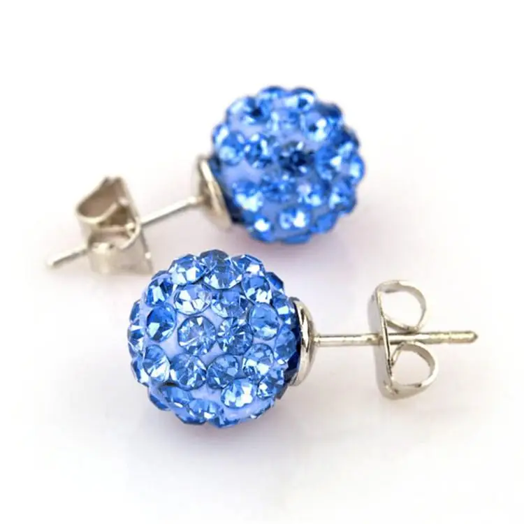 8 qian lan Pendientes женские серьги для женщин ювелирные изделия brincos серьги гвоздики orecchini модные oorbellen aretes Кристалл Стразы - Окраска металла: 8 qian lan