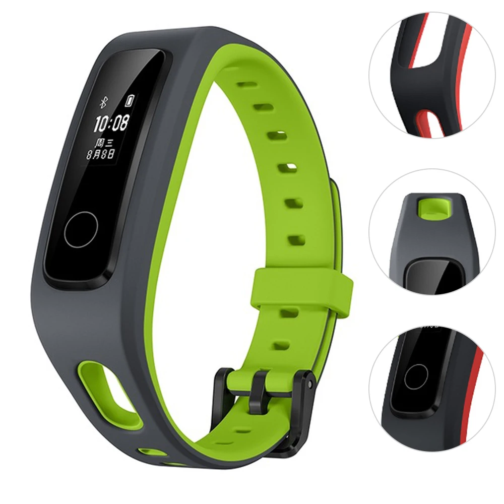 Huawei Honor Band 4 версия для бега спортивный автоматизированный браслет водонепроницаемые Смарт часы 0,95 дюймов AMLED цветной браслет для Android IOS женские и мужские для мальчиков и девочек фитнес слежения браслеты