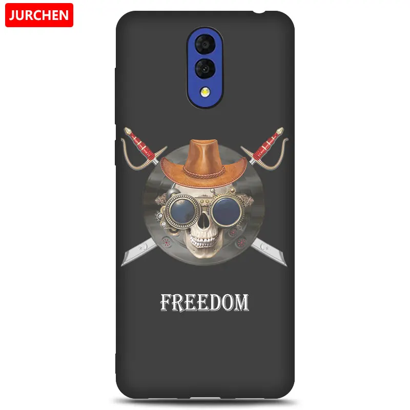 31 JURCHEN Case For Alcatel 3L Case Soft Tpu Silicone Back Cover For Alcatel 3L 3 L Case Cover Funda Printing Bag Cartoon - Цвет: 31