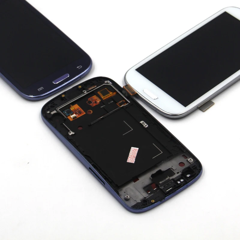 I9300 дисплей для SAMSUNG GALAXY S3 i9300 ЖК-дисплей сенсорный экран дигитайзер с рамкой Galaxy lcd