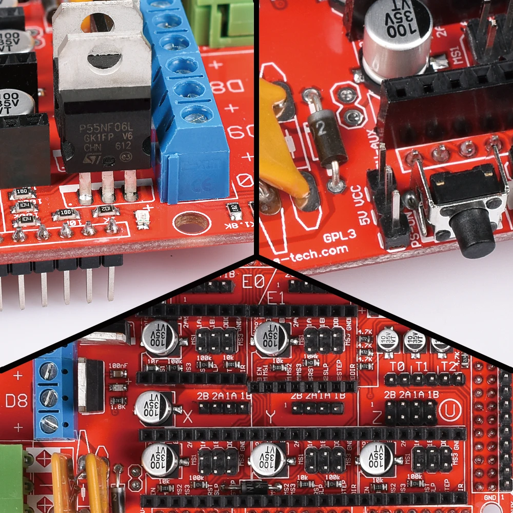 Панель управления 3d-принтером RAMPS 1 4 плата принтером для деталей 3D-принтера Reprap