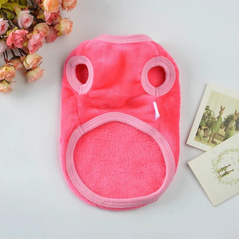 Новое поступление 2018 мягкие флисовые жилетки для собак одежда маленьких кошек