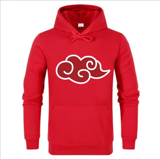 Бесплатная доставка Для мужчин Аниме толстовки ниндзя с длинными рукавами для