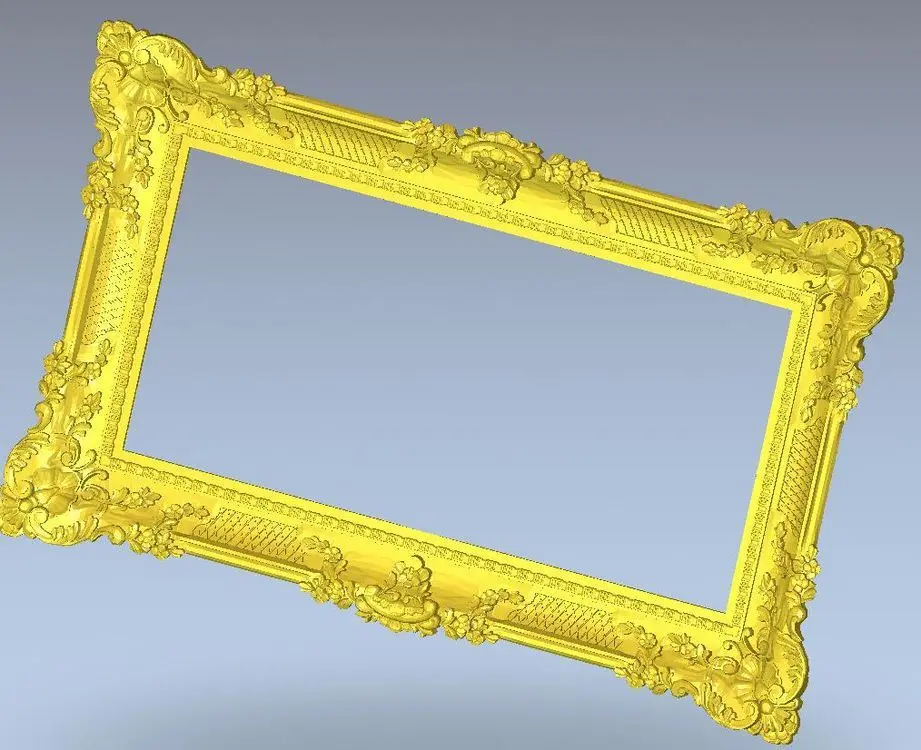 

3d model relief for cnc in STL file format Frame_2