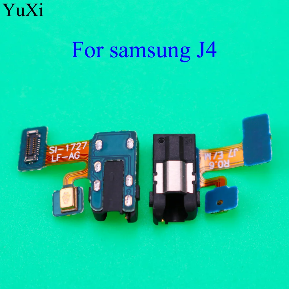 Для samsung Galaxy J3 J4 J5 J6 J7 J330 J530 J730 разъем для наушников аудио микрофон гибкий кабель аудио разъем