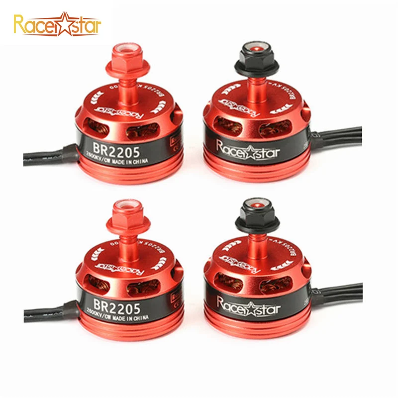Новое поступление 4 шт./лот Racerstar Racing Edition 2205 BR2205 2600KV 2-4S бесщеточный двигатель CW/CCW