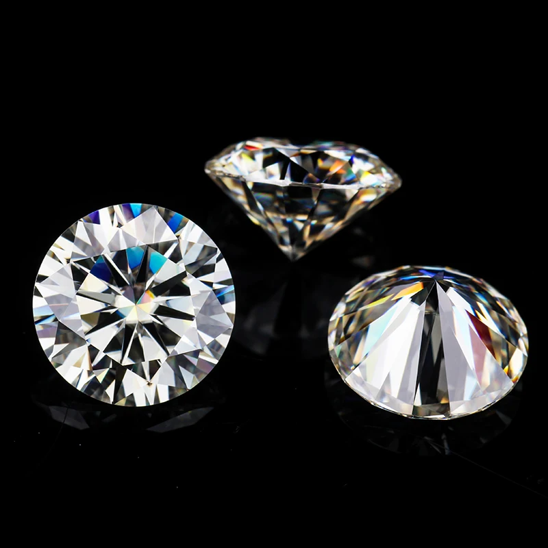 

Starszuan 8.5mm GH round brilliant cut loose moissanites stones jewelry gems test positive moissanites