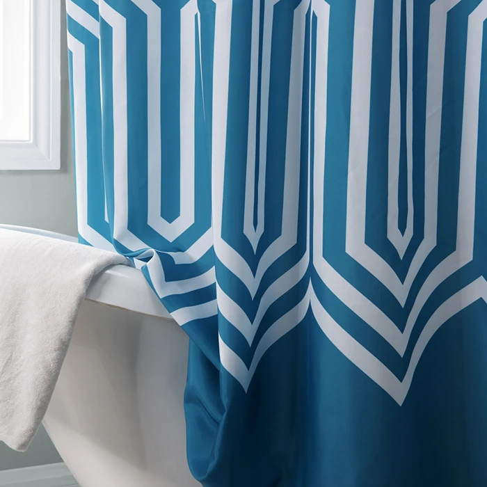 Desgin Striped Shower Curtains Bathroom Curtain for Bath Modern Style Printed Polyester Products Free Shipping | Дом и сад