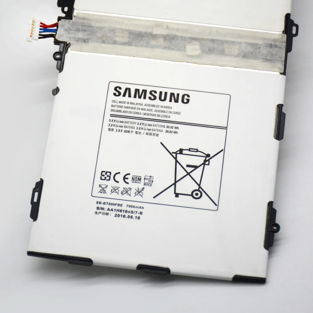 Оригинальная емкость для Samsung Galaxy Tab S 10 5 &quotАккумулятор планшета Φ T801 T805 T807 T807A T807P
