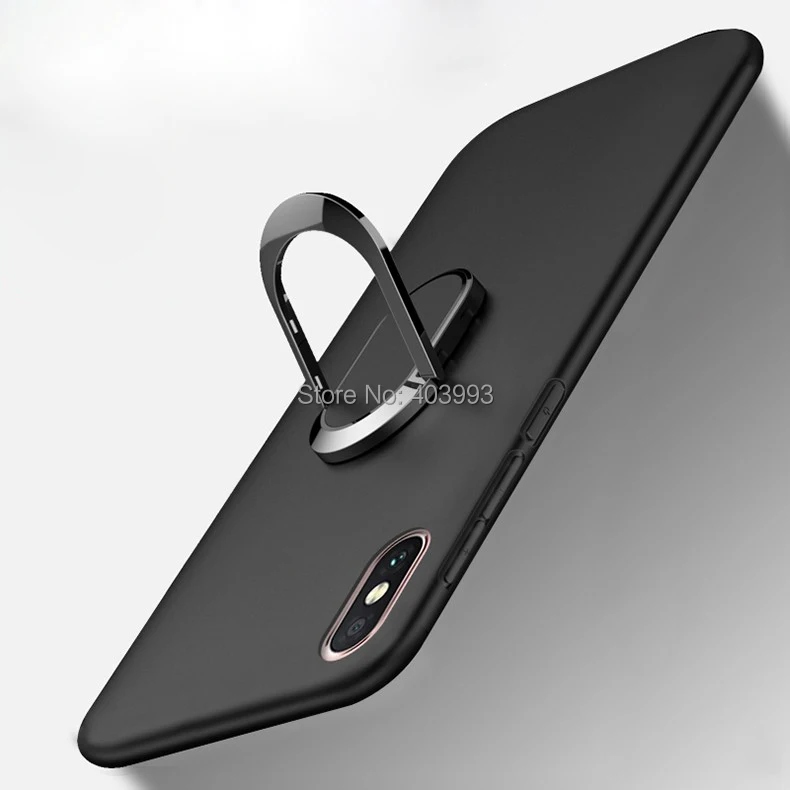 

For Doogee X90 Soft Case For Doogee X90 Cover Finger Ring Magnet Matte Protector Case Global ROM For Doogee X90 Capa Copue