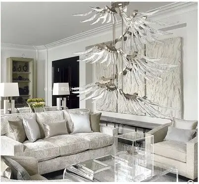 Модельная люстра Крылья Ангела для гостиной лофта ресторана спальни виллы