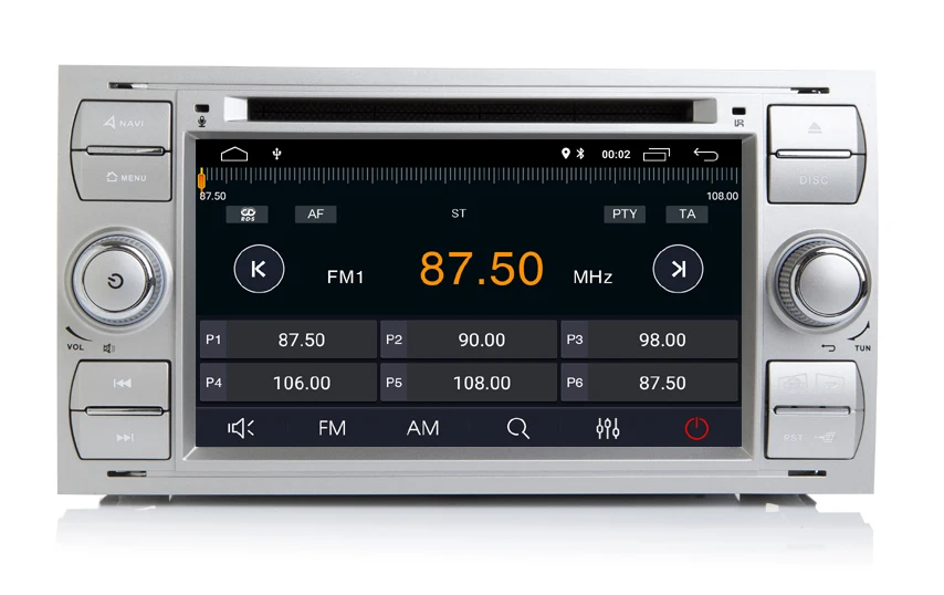 Android 9 0 четырехъядерный автомобильный DVD GPS плеер для FORD FOCUS FIESTA TRANSIT FUSION CONNECT KUGA C-MAX