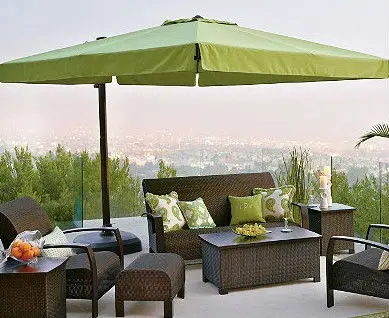 Deluxe square outdoor Rome Umbrella | Мебель