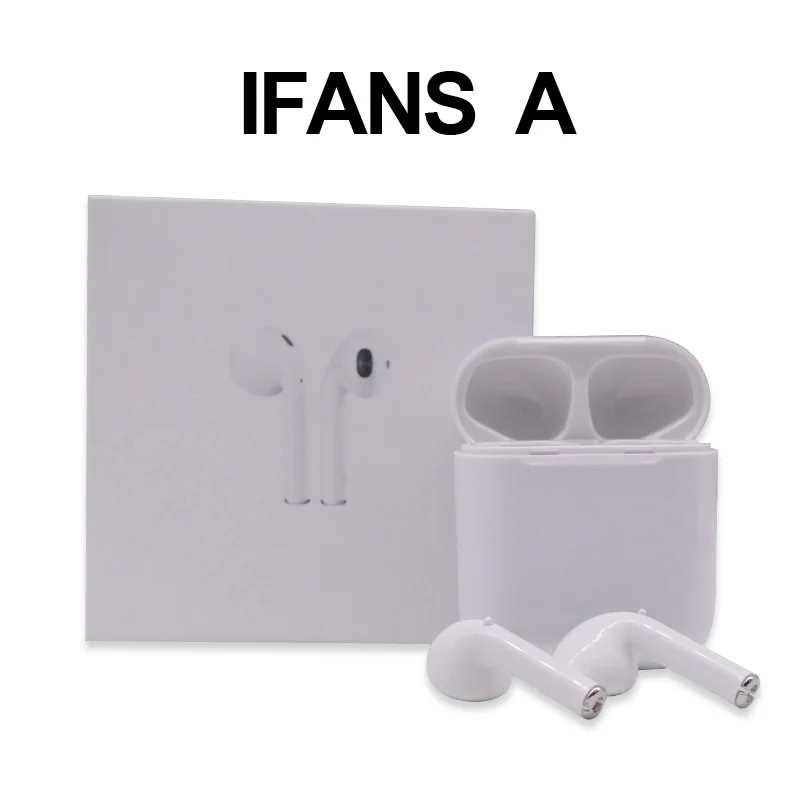 Новые IFANS Близнецы Bluetooth мини Двойные Afans наушники PK I7S I8X TWS беспроводные гарнитуры с микрофоном для IPhone 6 7 8 Android - Цвет: IfansA