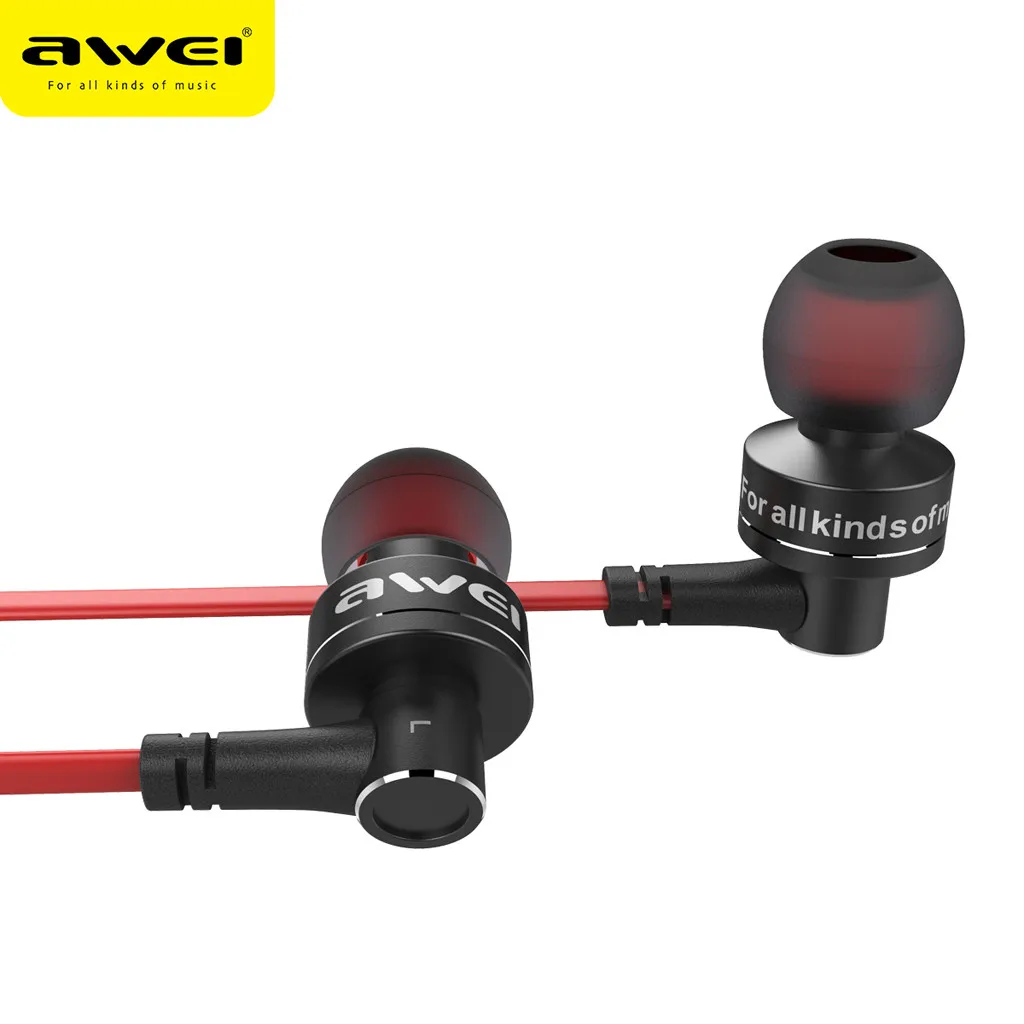 Awei B990BL IPX4 Waterproof Bluetooth Dual Driver Magnet In-ear Earphone w/ Mic bluetooth stereo microscope c0523 | Электроника