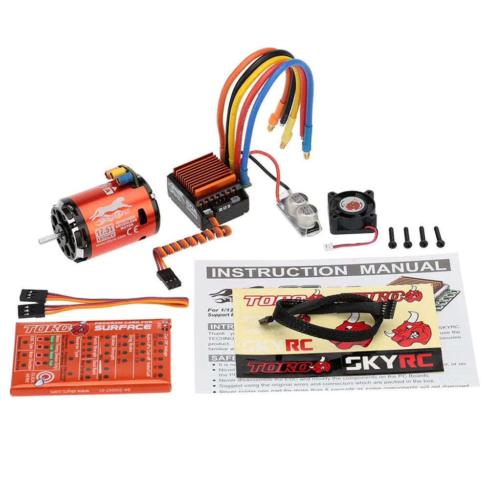 SkyRC 1870KV 17 5 T Американская классификация проводов 2р датчиками бесщеточный