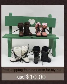 Blyth кукла ледяная игрушка обувь теплые кожаные зимние сапоги