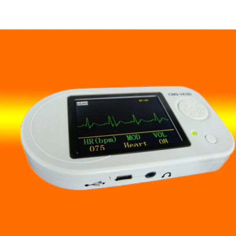 Оптовая продажа CMS-VESD Fonendoscopio Новый Визуальный Электронный стетоскоп с ЭКГ PR SPO2