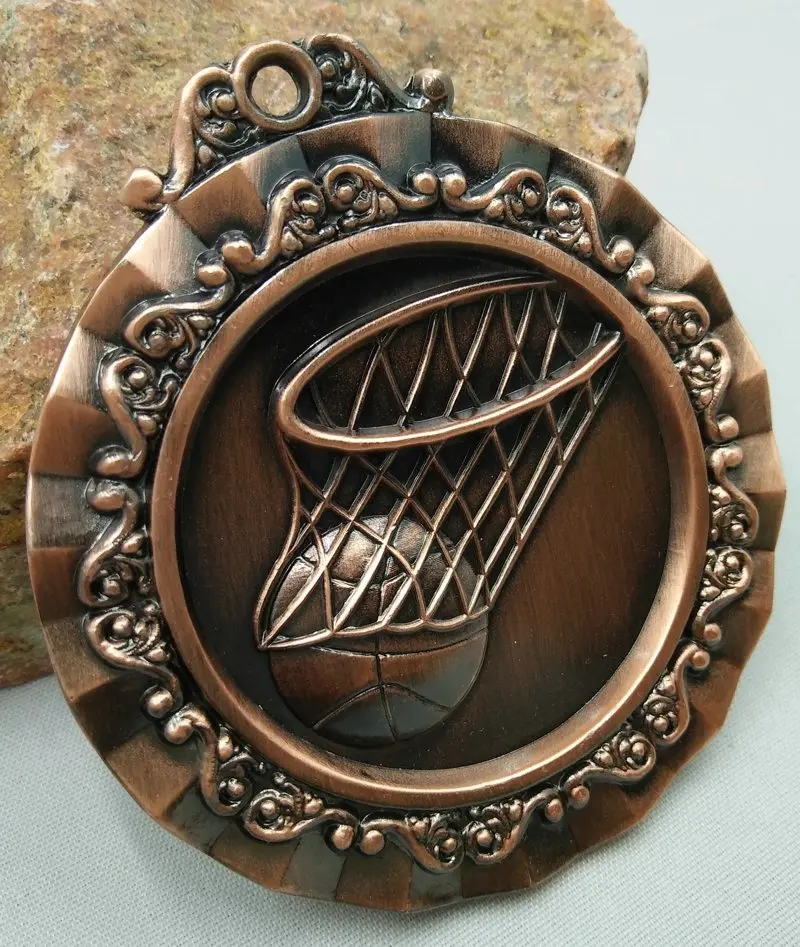 Баскетбольная медаль двойной цвет набор держатель монеты кошелек Искусство и