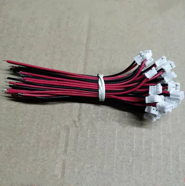 100 шт. мини микро PH2.0 JST 2 0 мм Шаг 2Pin разъем с 1007 26AWG электронный провод кабель 10
