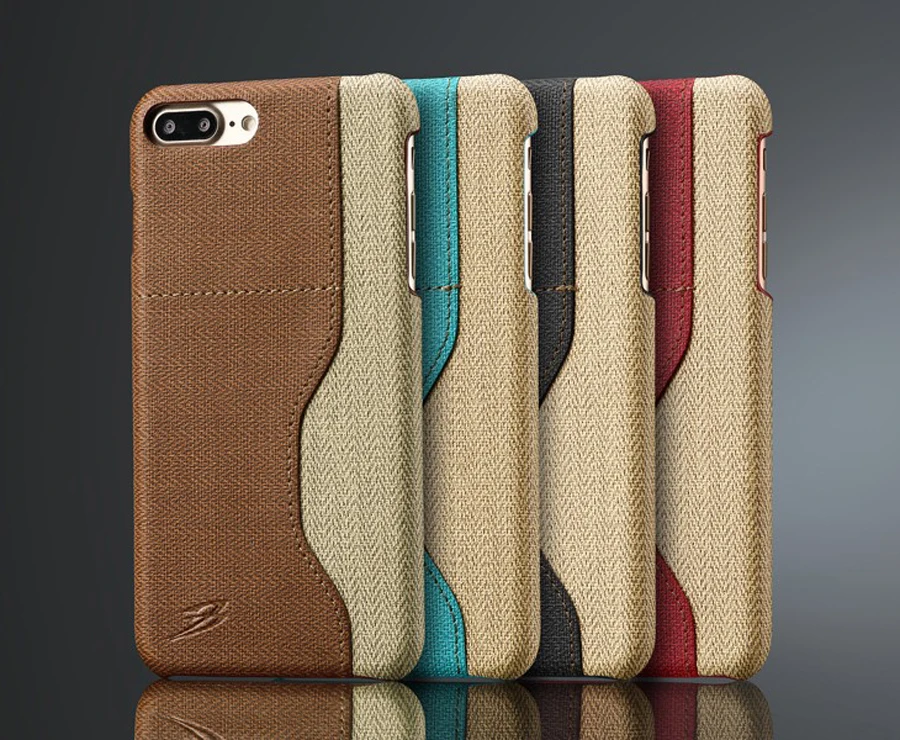 Back Cover Genuine Leather Case for Apple iPhone 6 6S 7 8 Plus Brand Original with Card Holder Exquisite High Quality Luxury | Мобильные