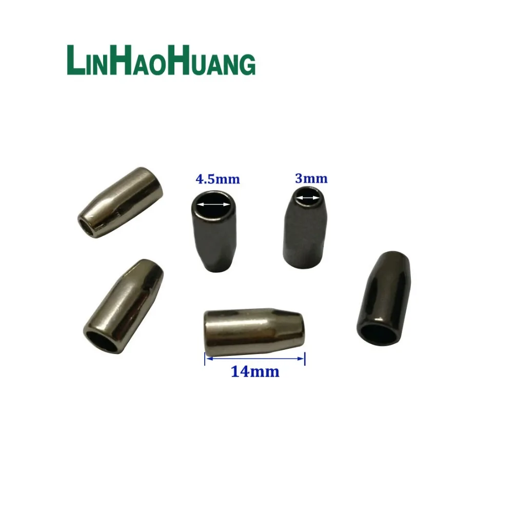 

2 colors 100pcs /lot Metal alloy exquisite conical plug line end lock DIY repair clothing hat sewing accessories