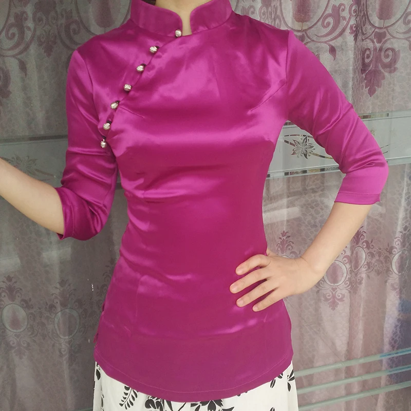 Плюс размер традиционное китайское платье Чонсам qipao Топ для женщин algodon y lino