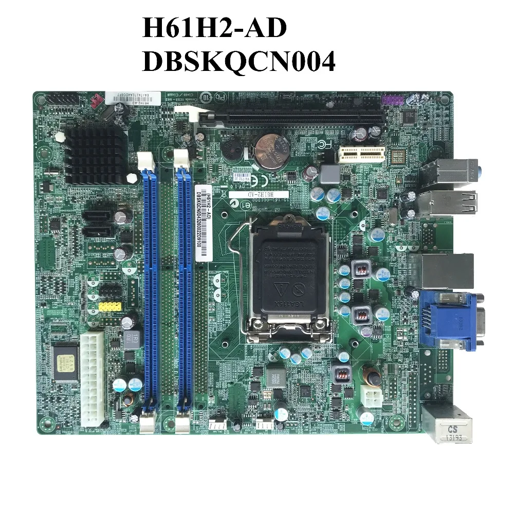 SZWXZY отлично подходит для ACER H61H2 AD материнская плата LGA115 DDR3 DBSKQCN004 100%