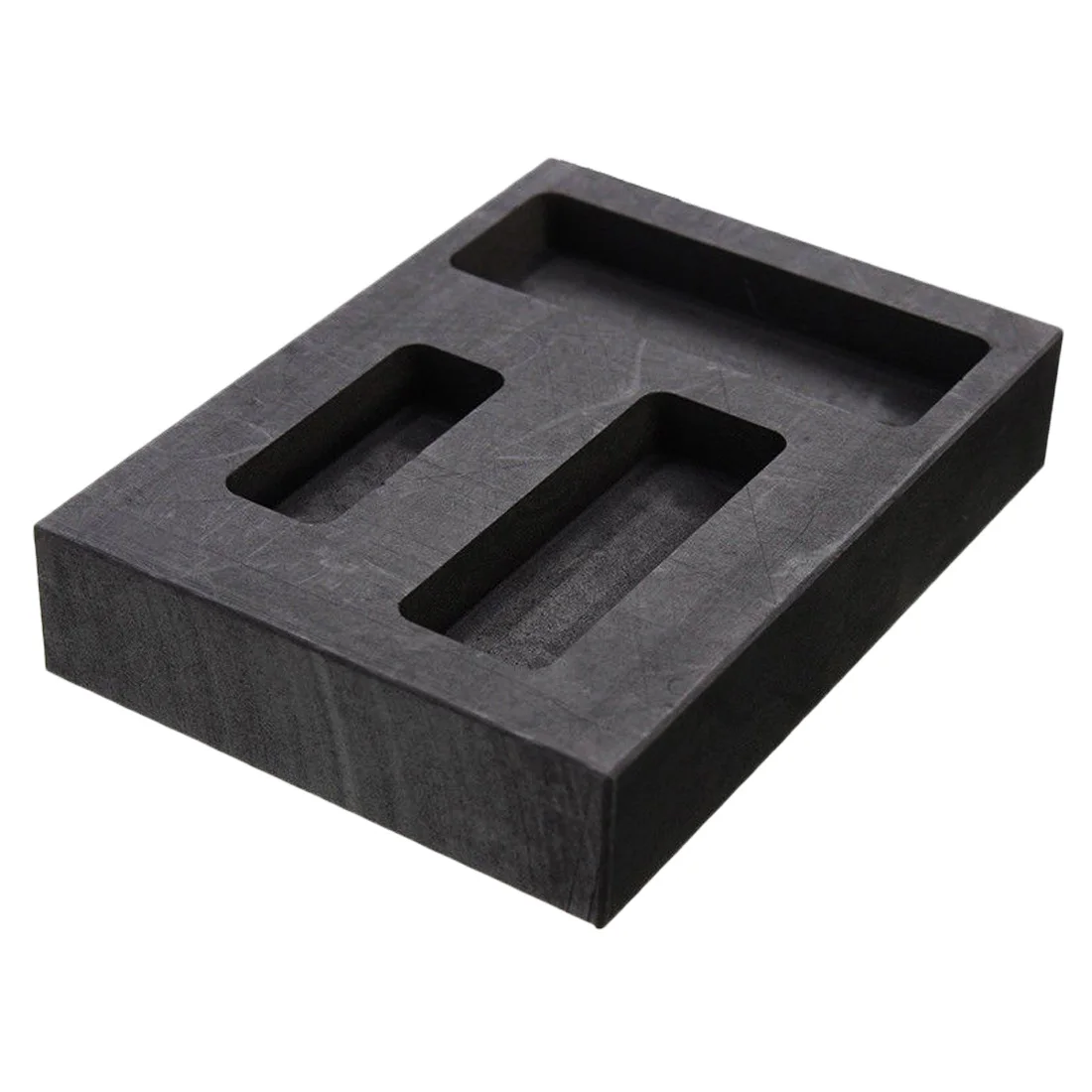 Three Hole Часть инструмента тигель графит слитка бар круглый монета комбо плавления металла бар формы плавления отливки слитка переработки лома 1/2/3/5 отверстий - Цвет: Three Hole