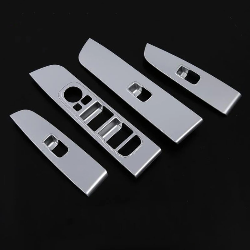 4 шт. хромированные кнопки для стеклоподъемника автомобильной двери и окна