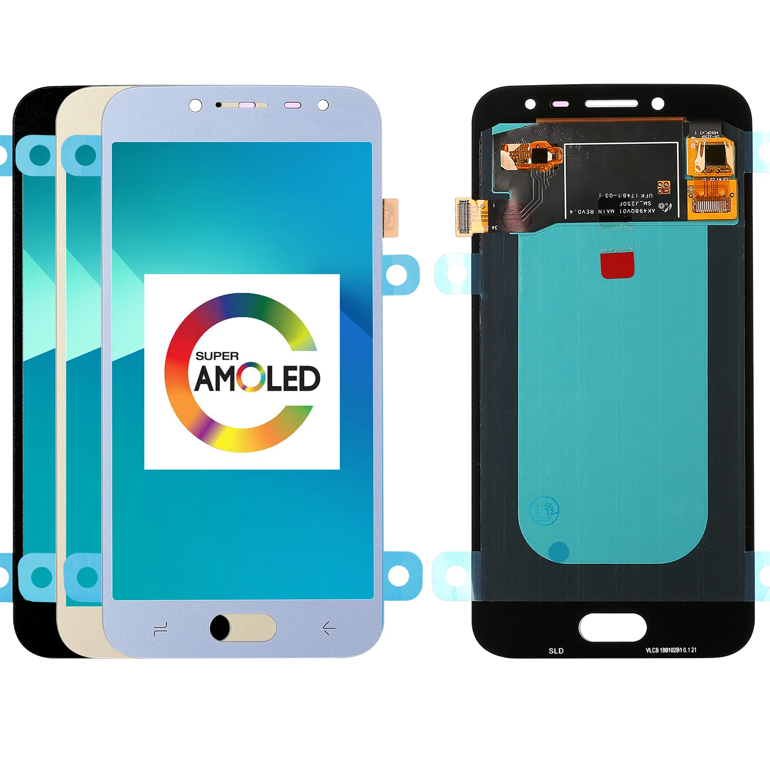100% протестированный рабочий супер AMOLED ЖК дисплей для Samsung Galaxy J2 pro 2018 J250 J250F с