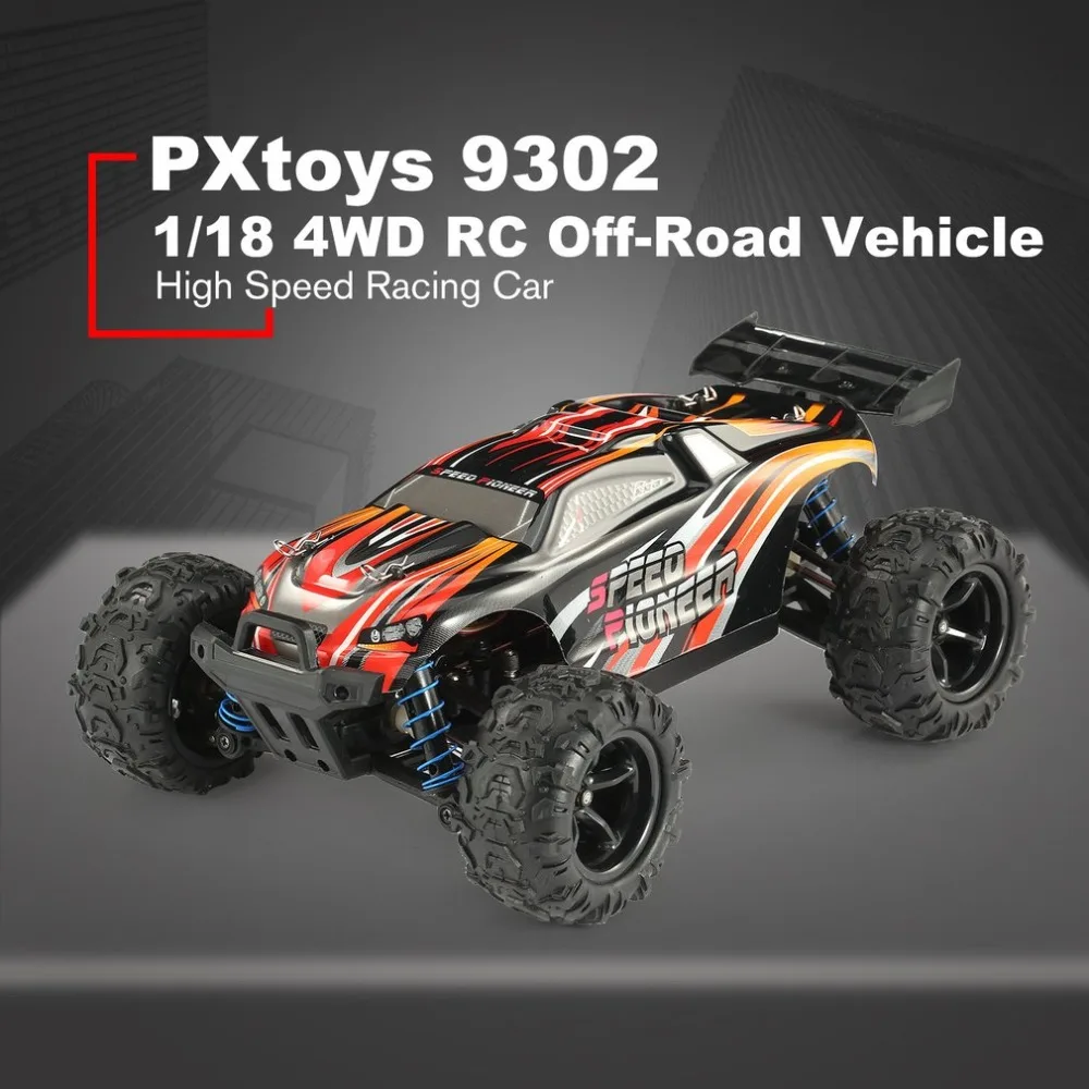 4WD внедорожных RC автомобиля PXtoys № 9302 Скорость для Pioneer 1/18 2,4 ГГц Truggy Высокая Скорость Радиоуправляемый гоночный автомобиль RTR RC Monster Truck