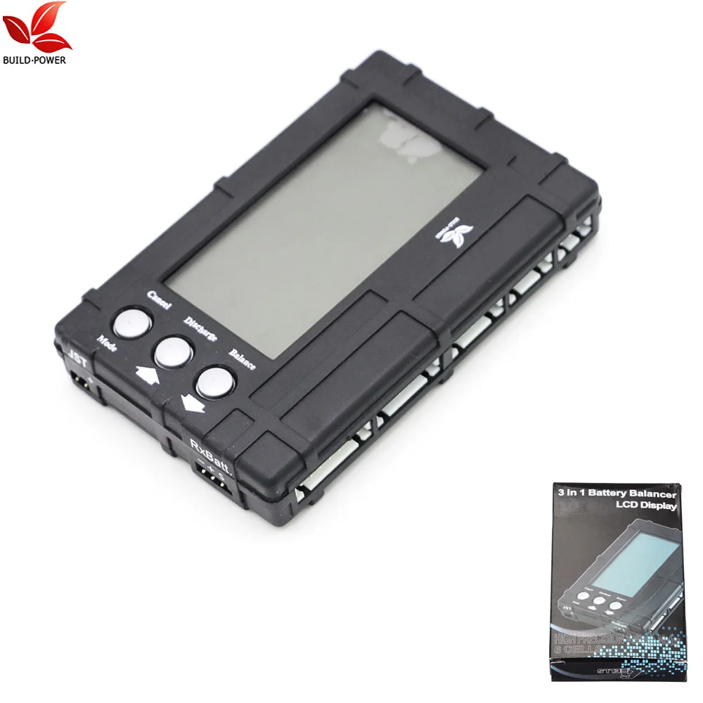 Балансир аккумуляторной батареи 3 в 1 RC 2s 6s Lipo Li Fe lcd + тестер напряжения