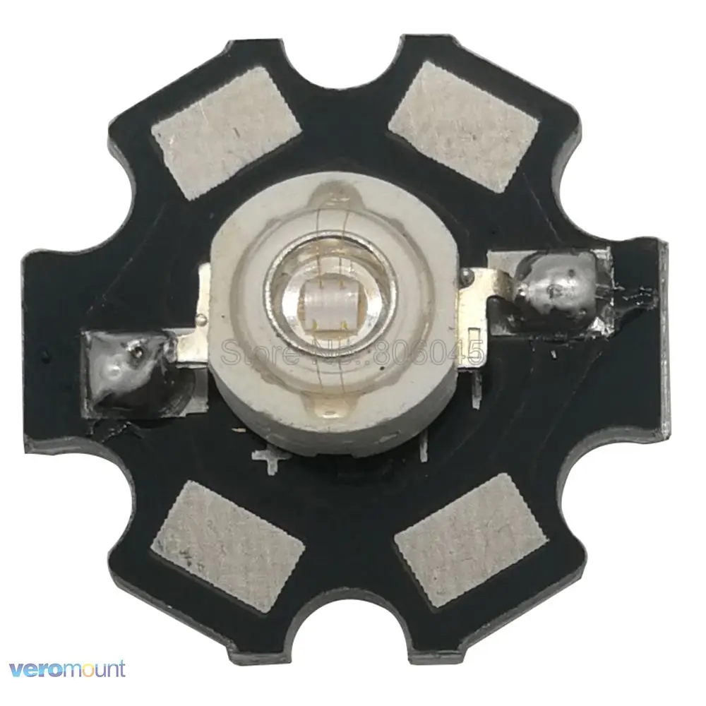 5 шт./лот! УФ/ультрафиолетовый светодиодный чип эмиттера высокой мощности 3 Вт 420