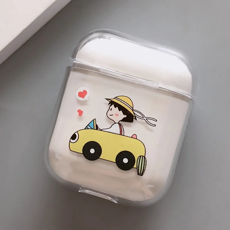 Style 13 Чехол Airpods, милый чехол для airpods, мультяшный защитный жесткий чехол, прозрачный беспроводной чехол для наушников для iphone, чехол для наушников - Цвет: Style 13
