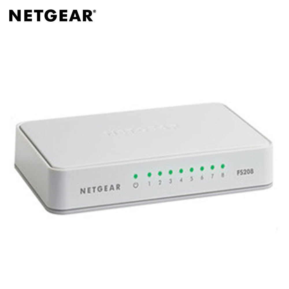 Netgear FS208 неуправляемый сетевой коммутатор|Сетевые коммутаторы| |