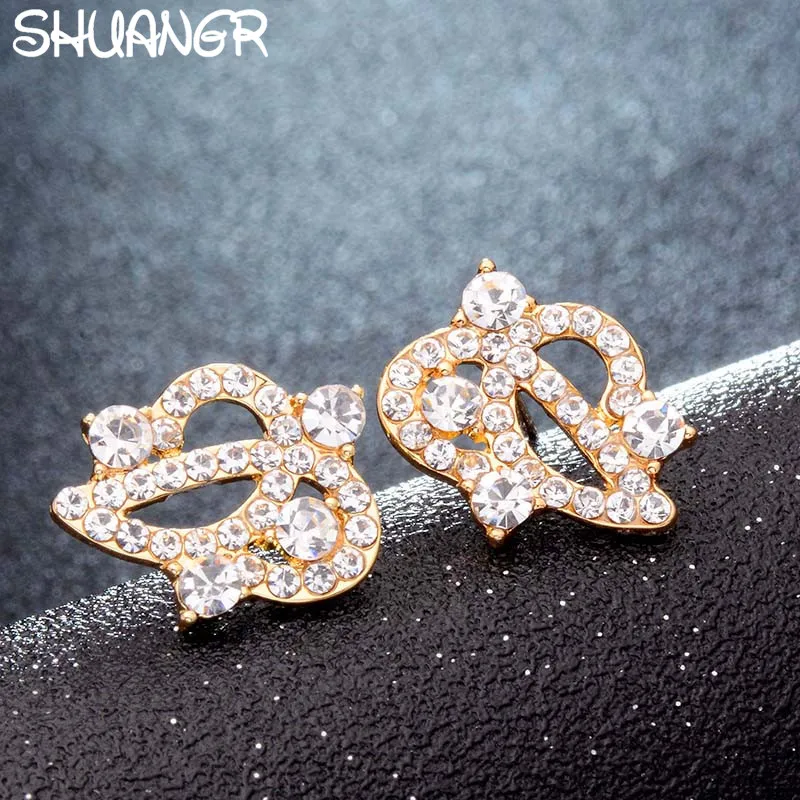 Набор ювелирных украшений SHUANGR для женщин классическое ожерелье из