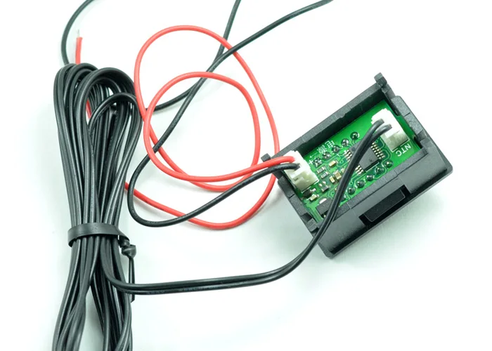 dc 12V 24v LED Display Digital Temperature Meter -40c~+ 120c led Thermometer Sensor 1.5M probe | Электронные компоненты и