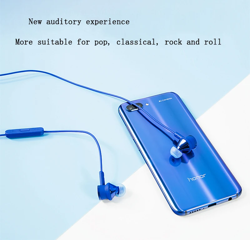 huawei Honor Monster 2 гарнитура AM17 Hi-Fi стерео проводные наушники-вкладыши с микрофоном для mate10/p10/mate9/p20 v10/v9