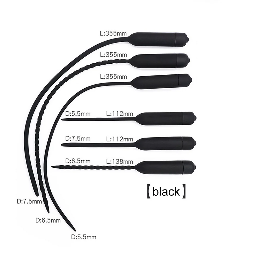 Силиконовый мужской уретральный вибратор фаллоимитатор пенис устройство для