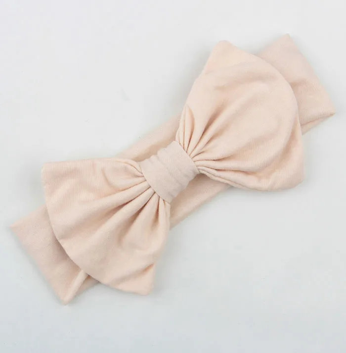 

( 12pcs/lot ) Cotton Bow Headwraps