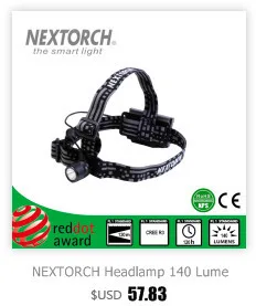NEXOTRCH Flashlight 18650 Battery 1040 Lumen Waterproof Rechargeable Strobe Shockproof Tactical LED Flashlight Torch#TA40
