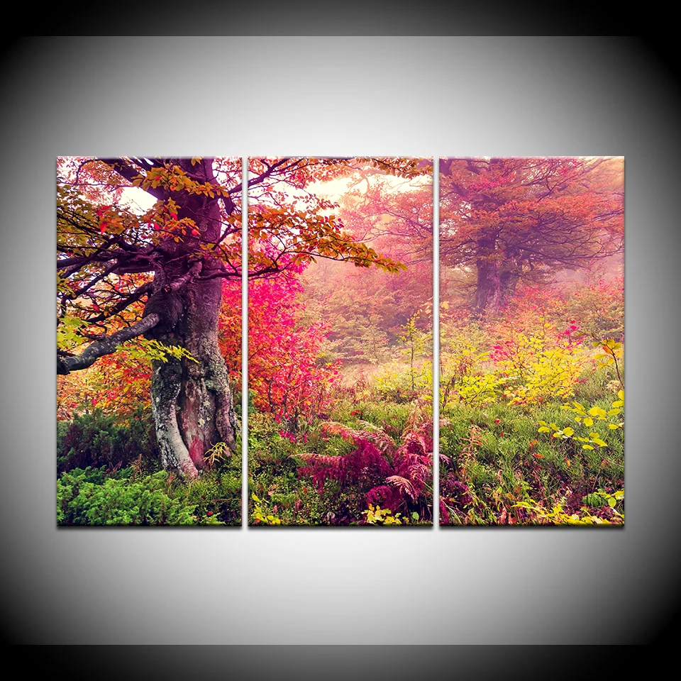 Современная Декоративная Настенная картина для дома 3 шт. с принтом солнечного