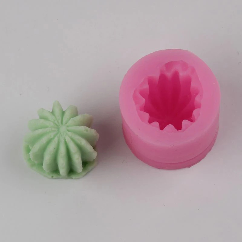 Суккуленты формы Кактус свечи формованное мыло торты сахар силиконовые 3D DIY | Дом