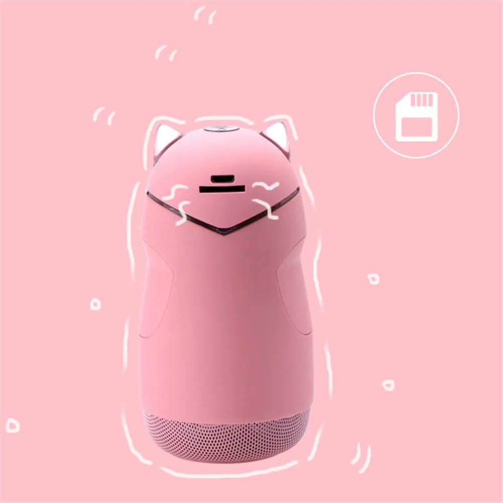 Новинка, подарок кошке, Bluetooth динамик, светодиодный светильник, сабвуфер, мультяшный, инновационный, беспроводной динамик с громкой связью