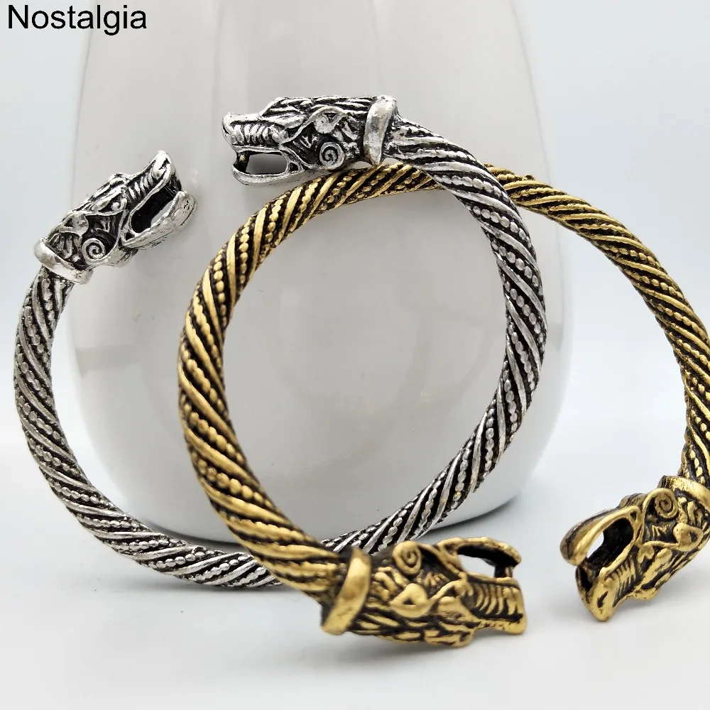 

Nostalgia Teen Wolf Viking Bracelet Vikingos Men Wristband Cuff Bracelets For Women Dropshipping Indian Bangles