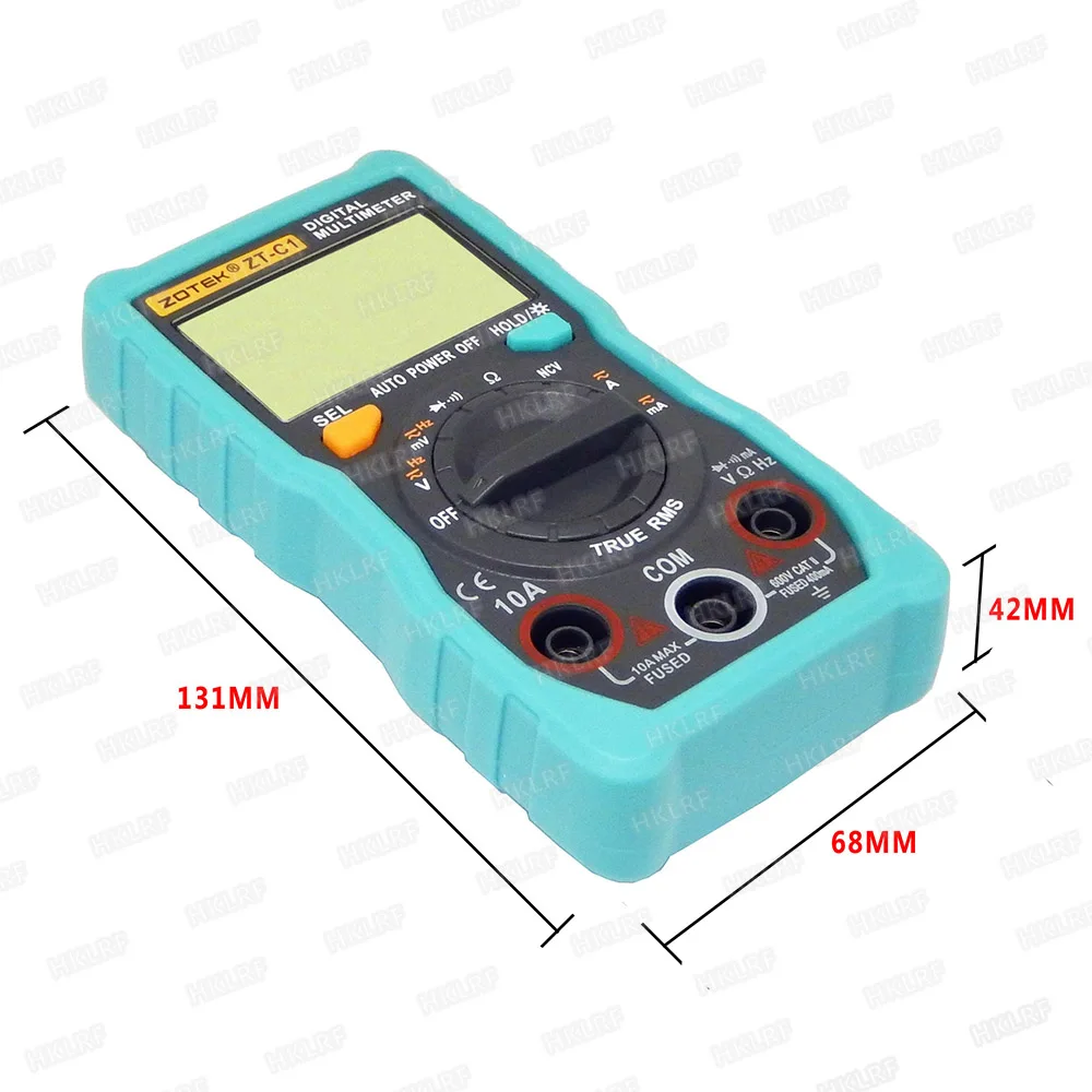 Цифровой мультиметр ZOTEK ZT C2 C1 с автоматическим выбором диапазона температуры