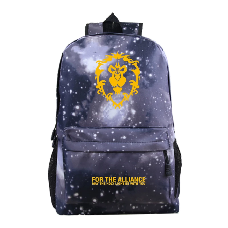 Красивый рюкзак в стиле World of Warcraft Mochila, рюкзак для студентов в колледж, рюкзак для Орды, красивый рюкзак для мужчин и женщин и подростков, рюкзак для путешествий