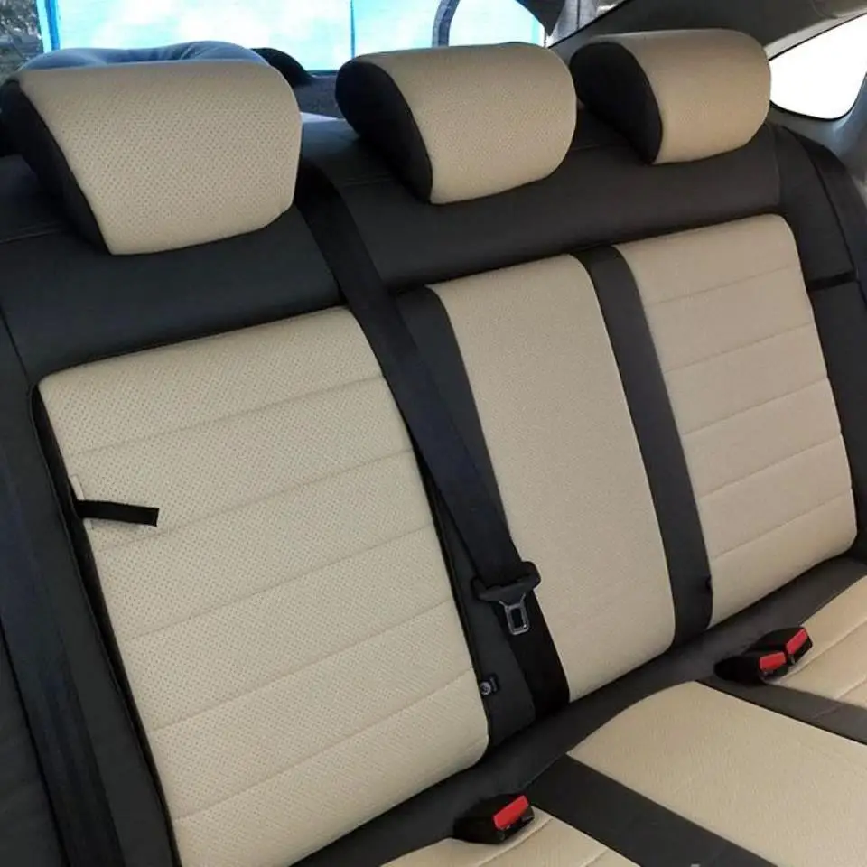 Чехлы на сиденья для Nissan Almera G15 2013 2019 специальный чехол с раздельными задними